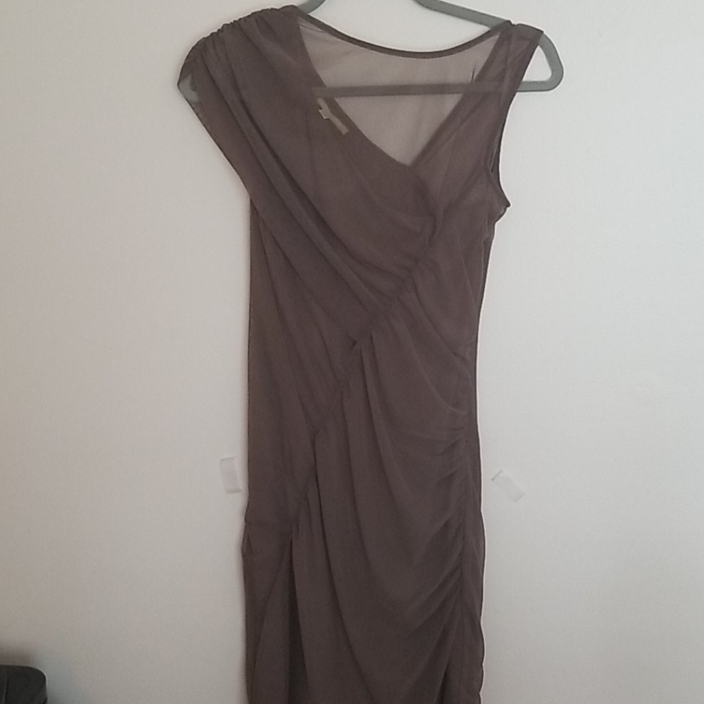 Gianni Bini Tan Fitting Dress - Picture 2 of 8